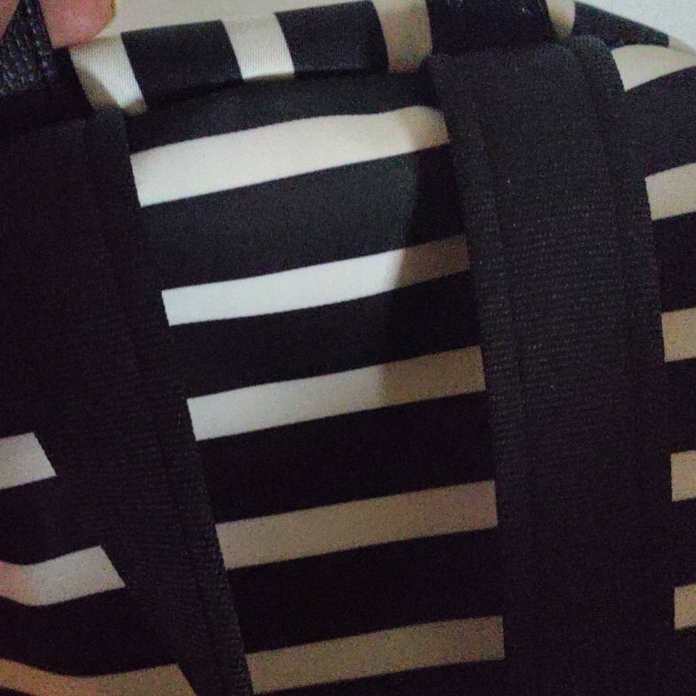 Kate Spade Black & White Backpack large - Picture 10 of 16